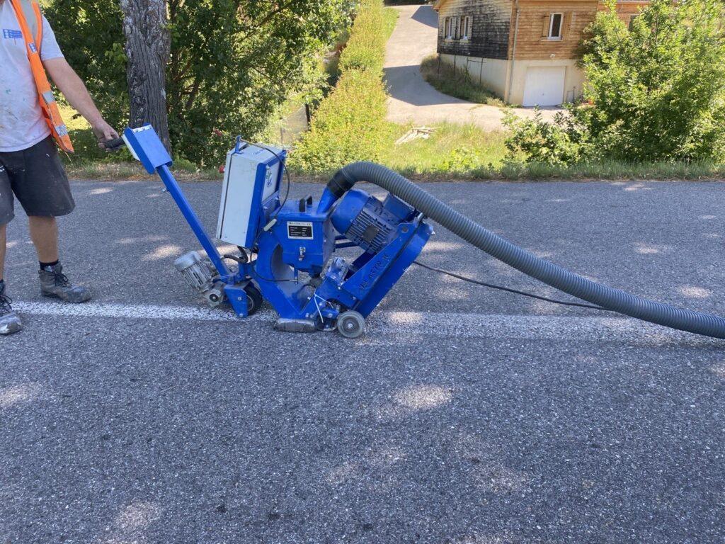 prépration des sols grâce au grenaillage et au ponçage drôme ardèche